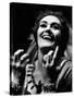 A Smiling Joan Sutherland-Walter Mori-Stretched Canvas