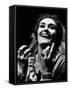 A Smiling Joan Sutherland-Walter Mori-Framed Stretched Canvas