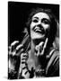 A Smiling Joan Sutherland-Walter Mori-Stretched Canvas