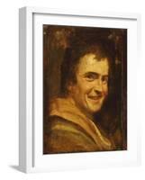 A Smiling Youth-Annibale Carracci-Framed Giclee Print