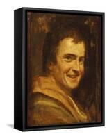 A Smiling Youth-Annibale Carracci-Framed Stretched Canvas