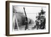 A Smoke Screen Laid Down by a Destroyer, 1937-null-Framed Giclee Print