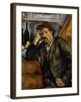 A Smoker, 1890-1892-Paul Cézanne-Framed Giclee Print