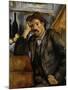 A Smoker, 1890-1892-Paul Cézanne-Mounted Giclee Print