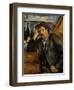 A Smoker, 1890-1892-Paul Cézanne-Framed Giclee Print