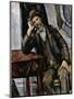 A Smoker, 1890-1892-Paul Cézanne-Mounted Giclee Print