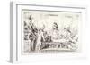 A Smoking Club, House of Commons, London, 1793-James Gillray-Framed Giclee Print