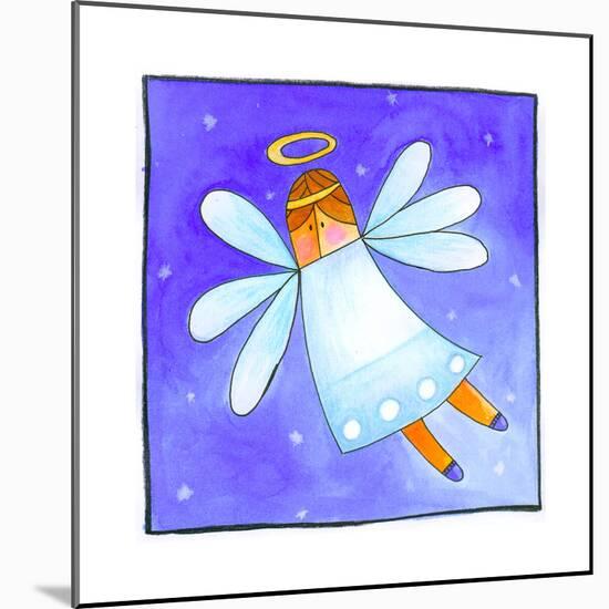 A Snow Angel-null-Mounted Giclee Print