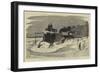 A Snow-Plough on the Grand Trunk Railway, Canada-William Lionel Wyllie-Framed Giclee Print