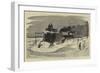 A Snow-Plough on the Grand Trunk Railway, Canada-William Lionel Wyllie-Framed Giclee Print