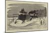 A Snow-Plough on the Grand Trunk Railway, Canada-William Lionel Wyllie-Mounted Giclee Print