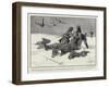 A Snowstorm in Cape Colony, a Camp of the Cape Mounted Rifles on a Spur of the Drakensberg-William T. Maud-Framed Giclee Print