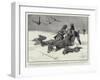 A Snowstorm in Cape Colony, a Camp of the Cape Mounted Rifles on a Spur of the Drakensberg-William T. Maud-Framed Giclee Print