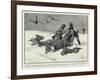 A Snowstorm in Cape Colony, a Camp of the Cape Mounted Rifles on a Spur of the Drakensberg-William T. Maud-Framed Giclee Print