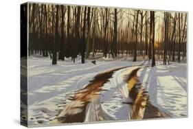 A Snowy Path at Tanglewood-Helen J. Vaughn-Stretched Canvas