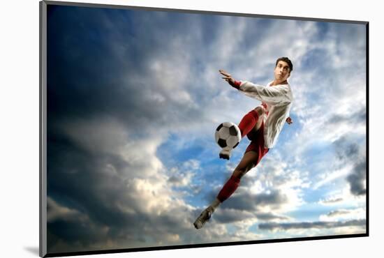 A Soccer Player-olly2-Mounted Photographic Print