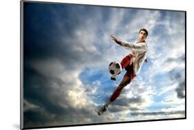 A Soccer Player-olly2-Mounted Photographic Print