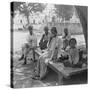 A Social Drink of Coffee, Mandalay, Burma, 1908-null-Stretched Canvas