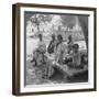 A Social Drink of Coffee, Mandalay, Burma, 1908-null-Framed Photographic Print