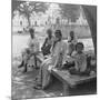 A Social Drink of Coffee, Mandalay, Burma, 1908-null-Mounted Photographic Print