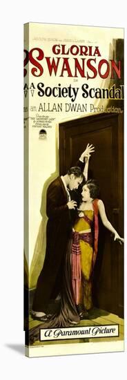 A SOCIETY SCANDAL, from left: Rod La Rocque, Gloria Swanson, 1924.-null-Stretched Canvas