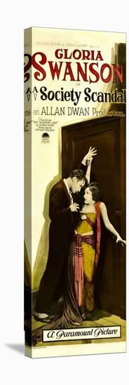 A SOCIETY SCANDAL, from left: Rod La Rocque, Gloria Swanson, 1924.-null-Stretched Canvas