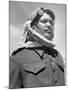 A Soldier from the Arab Legion Squinting His Eyes to Keep Out the Sun-null-Mounted Photographic Print