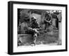 A Soldier Imitates the Posture of a Statue-null-Framed Giclee Print