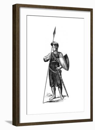 A Soldier of King Philip IV of France, 1849-Samuel Rush Meyrick-Framed Giclee Print