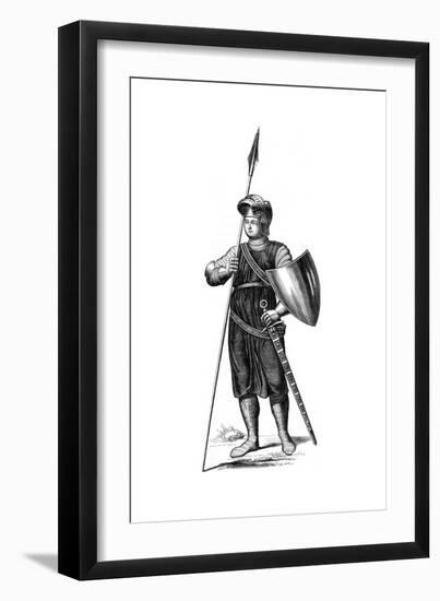 A Soldier of King Philip IV of France, 1849-Samuel Rush Meyrick-Framed Giclee Print