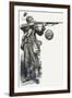 A Soldier of the 1st Special Battalion, Louisiana Tigers-Gerry Embleton-Framed Giclee Print