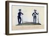 A Soldier of the Provisorial Battalions, and a National Guard-null-Framed Giclee Print