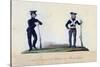 A Soldier of the Provisorial Battalions, and a National Guard-null-Stretched Canvas