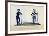 A Soldier of the Provisorial Battalions, and a National Guard-null-Framed Giclee Print