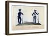 A Soldier of the Provisorial Battalions, and a National Guard-null-Framed Premium Giclee Print