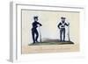 A Soldier of the Provisorial Battalions, and a National Guard-null-Framed Premium Giclee Print