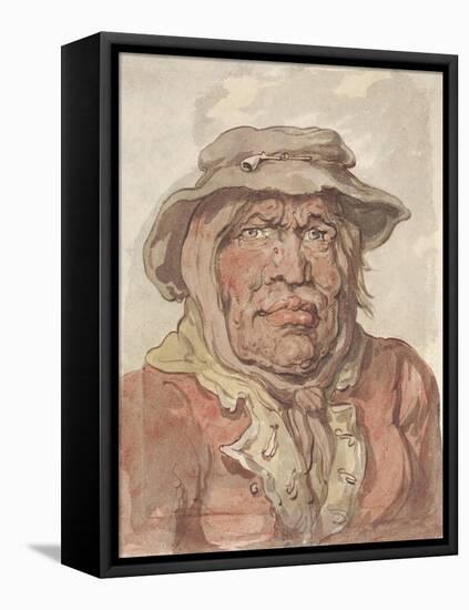 A Soldier's Widow, 1815-20-Thomas Rowlandson-Framed Stretched Canvas