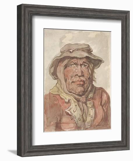 A Soldier's Widow, 1815-20-Thomas Rowlandson-Framed Giclee Print