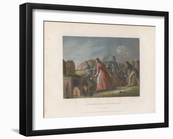 A Soldier's Wife at Fort Niagara, 1860-null-Framed Giclee Print