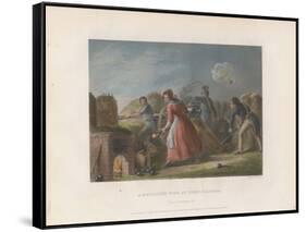 A Soldier's Wife at Fort Niagara, 1860-null-Framed Stretched Canvas