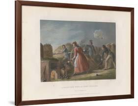 A Soldier's Wife at Fort Niagara, 1860-null-Framed Giclee Print