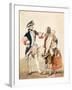 A Soldier with Peasants, 1839 (W/C)-Eugene-Louis Lami-Framed Giclee Print