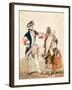 A Soldier with Peasants, 1839 (W/C)-Eugene-Louis Lami-Framed Giclee Print