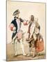 A Soldier with Peasants, 1839 (W/C)-Eugene-Louis Lami-Mounted Giclee Print