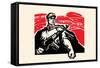 A Soldier with the AK-47-Chinese Government-Framed Stretched Canvas