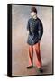 A Soldier-Gustave Caillebotte-Framed Stretched Canvas