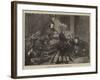 A Soldiers' Christmas Tree, Here's to 'Home Again'-Edward John Gregory-Framed Giclee Print