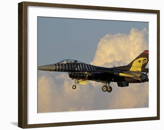 A Solo Turk F-16 of the Turkish Air Force with a Custom Paint Scheme-Stocktrek Images-Framed Photographic Print