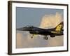 A Solo Turk F-16 of the Turkish Air Force with a Custom Paint Scheme-Stocktrek Images-Framed Photographic Print