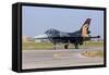 A Solo Turk F-16 of the Turkish Air Force-Stocktrek Images-Framed Stretched Canvas